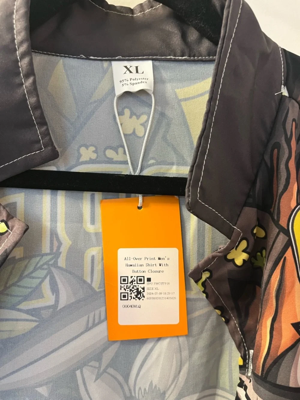 SOLD 4/8/2026 SD Padres Hawaiian Button Up NWT XL PTP 27/L 33 (Aloha Shirt) - Picture 4 of 7